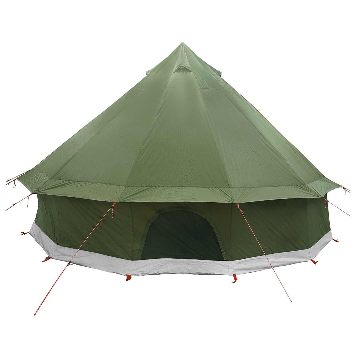 Tipi telt 6-personers Army Grøn Polyester og Stål