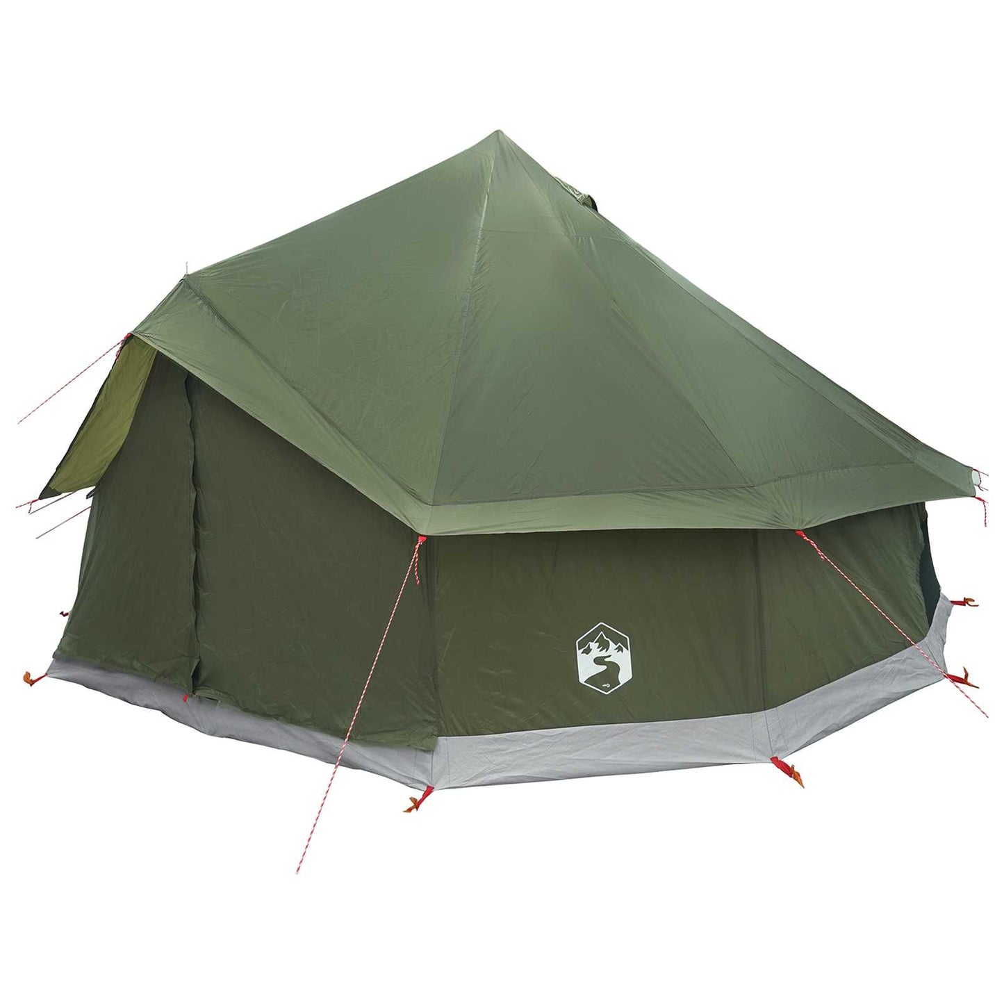Tipi telt 8-personers Army Grøn Polyester og Stål