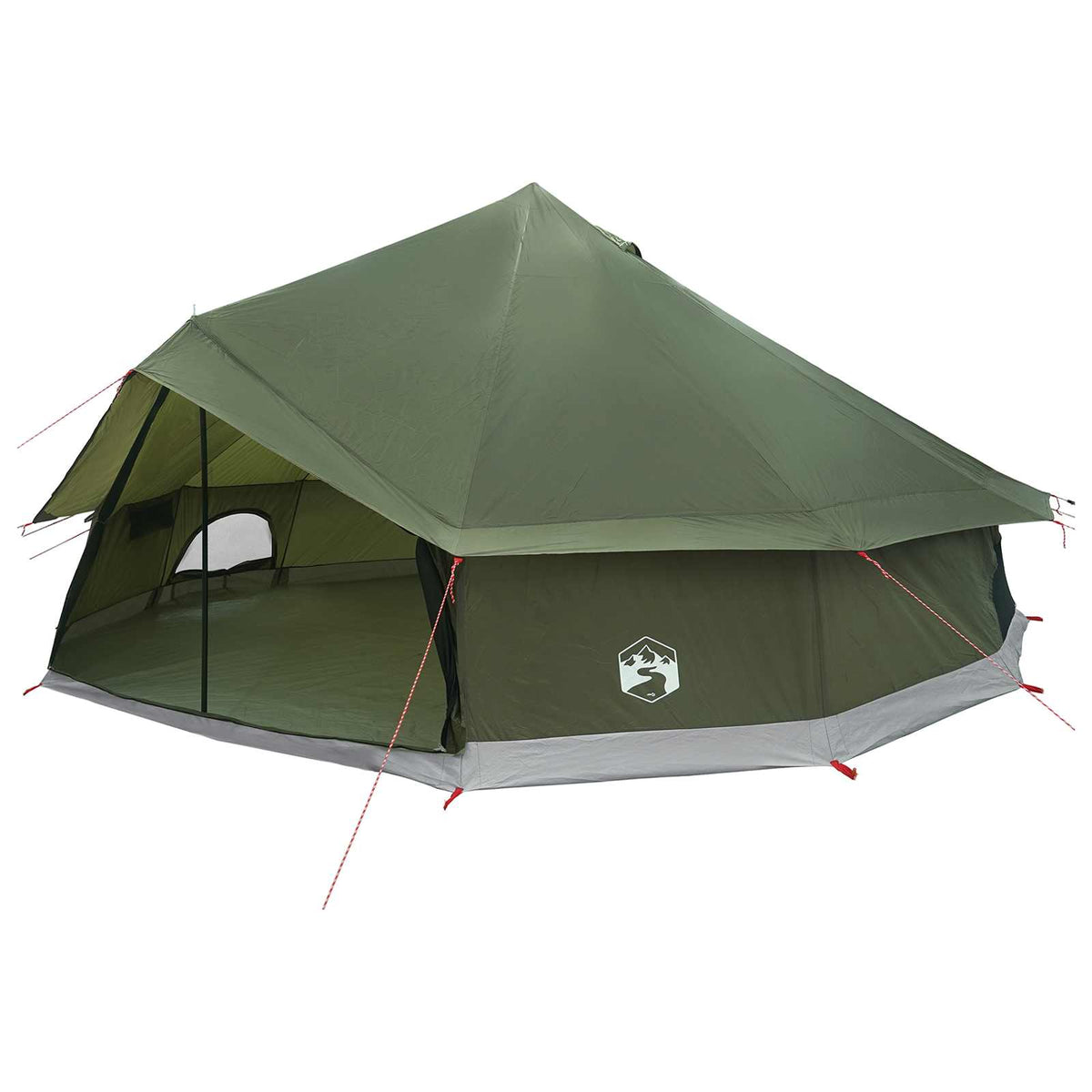 Tipi telt 12-personers Army Grøn Polyester og Stål