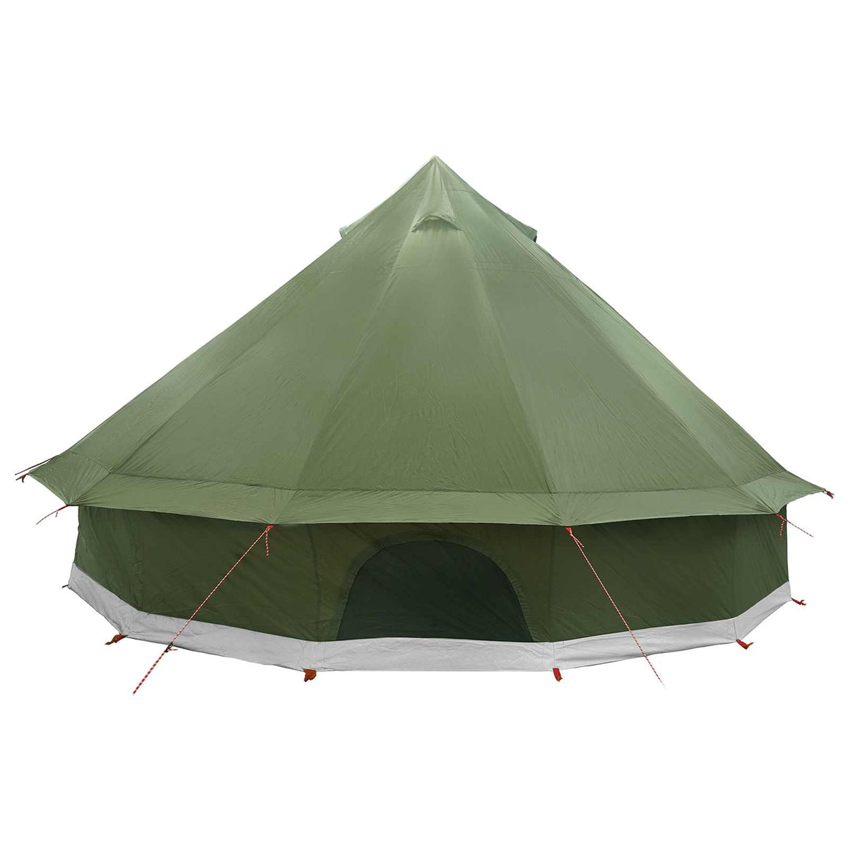 Tipi telt 10-personers Army Grøn Polyester og Stål