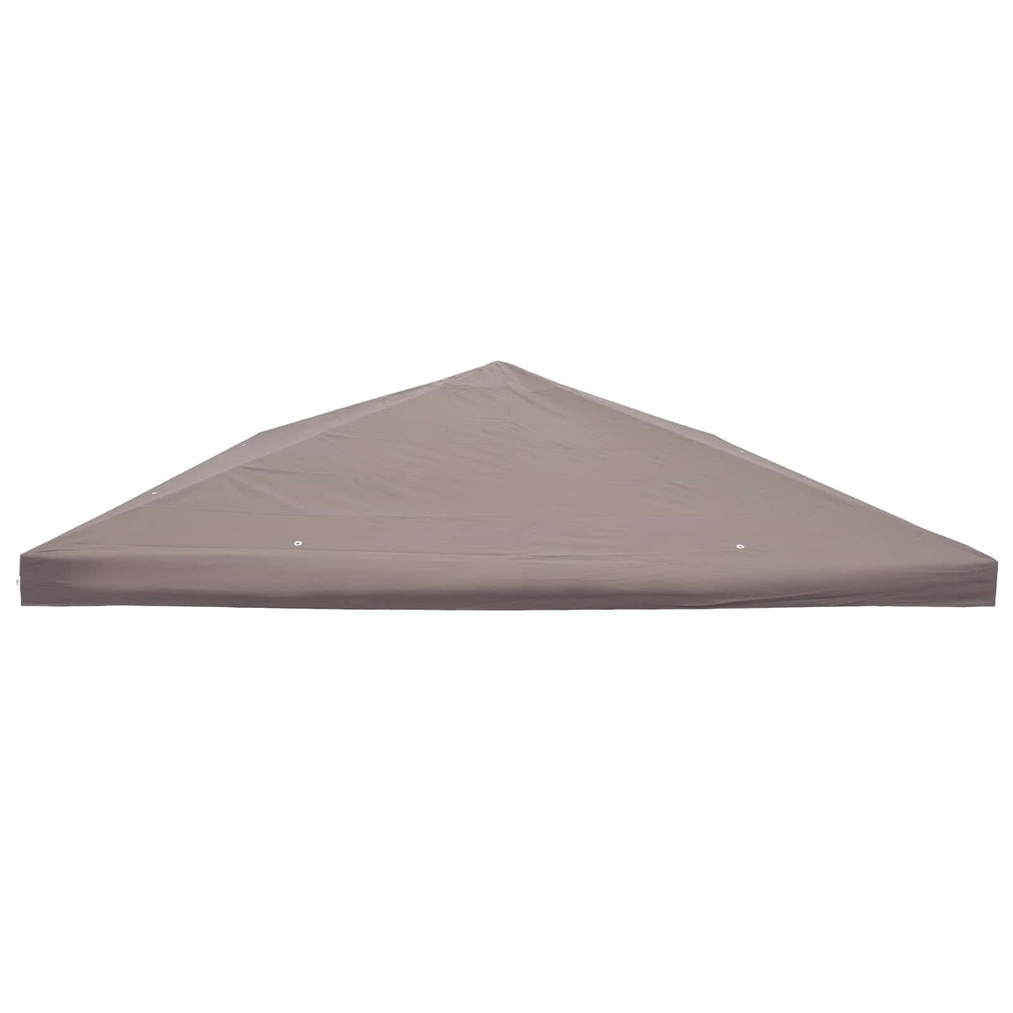 Gazebo Dække 300 x 300 cm Gråbrun Polyester og Stål