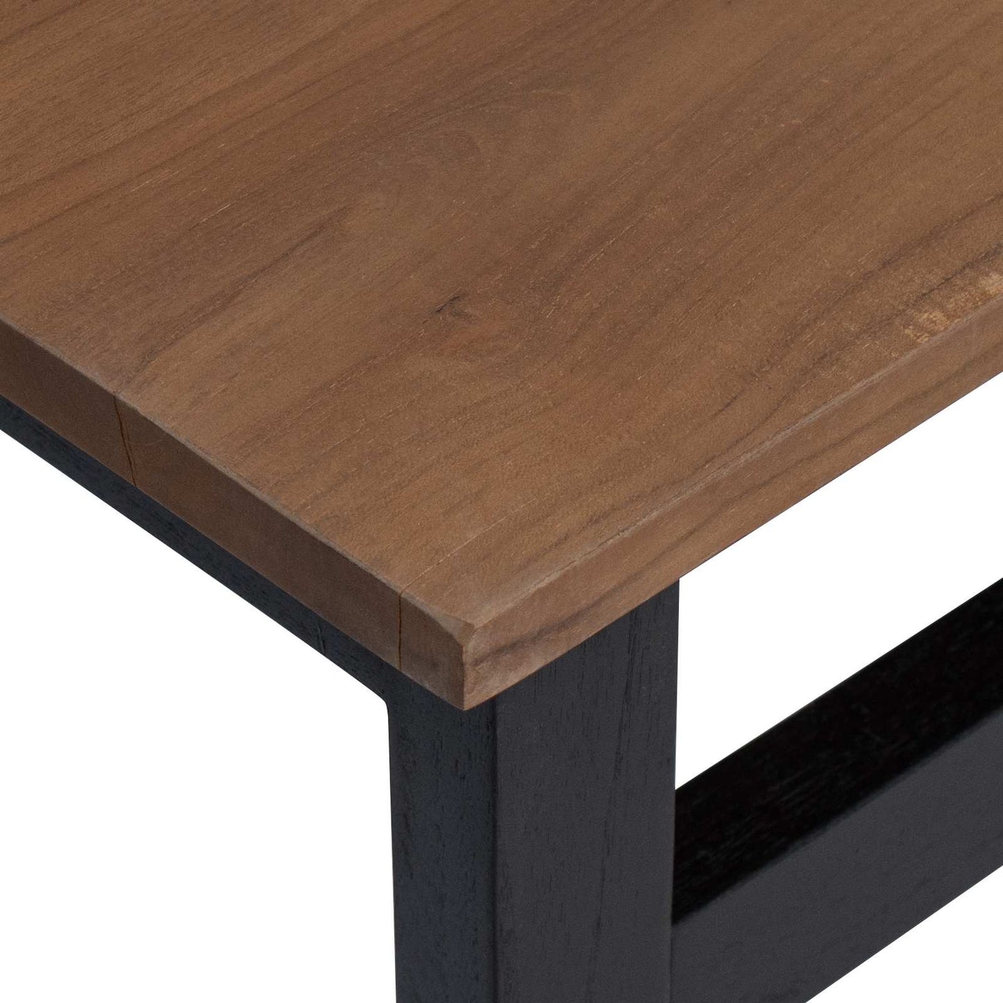 Bord Naturfarvet Massiv Teaktræ 100 x 45 x 75cm