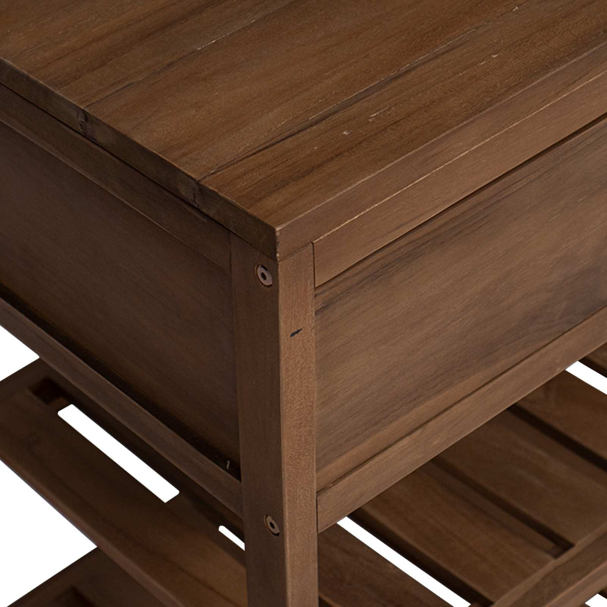 Badeværelsesskab Naturfarvet 60 x 45 x 75 cm Massiv Teaktræ