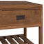 Badeværelsesskab Naturfarvet 90 x 45 x 75 cm Massiv Teaktræ