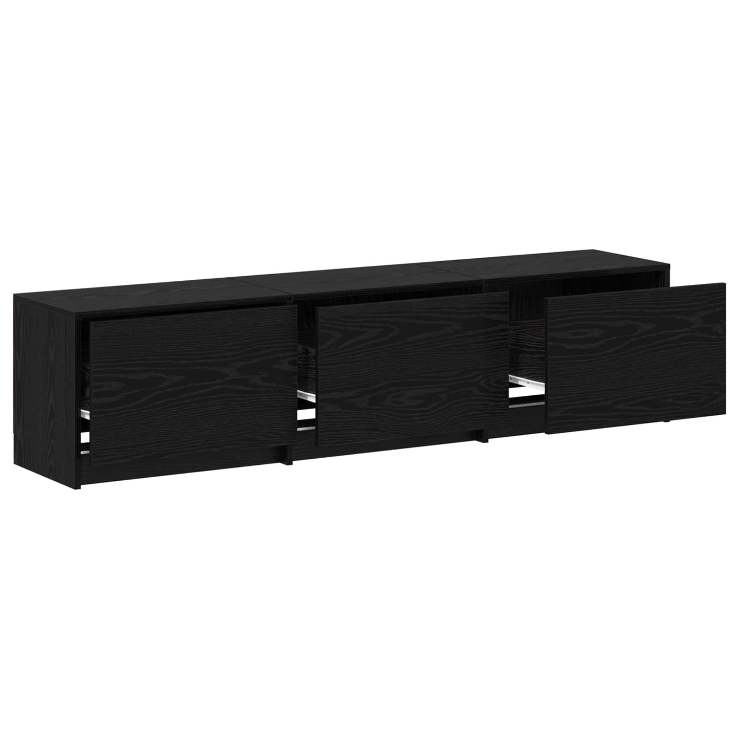 TV-skab Sort eg Konstrueret træ