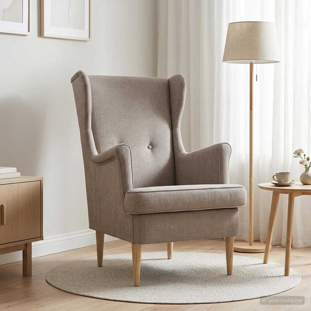 Lænestol Beige ARES