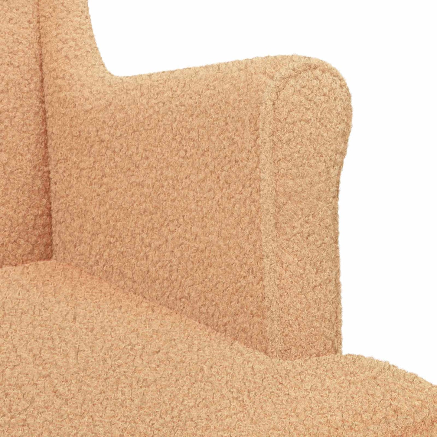 Lænestol Beige Bouclé