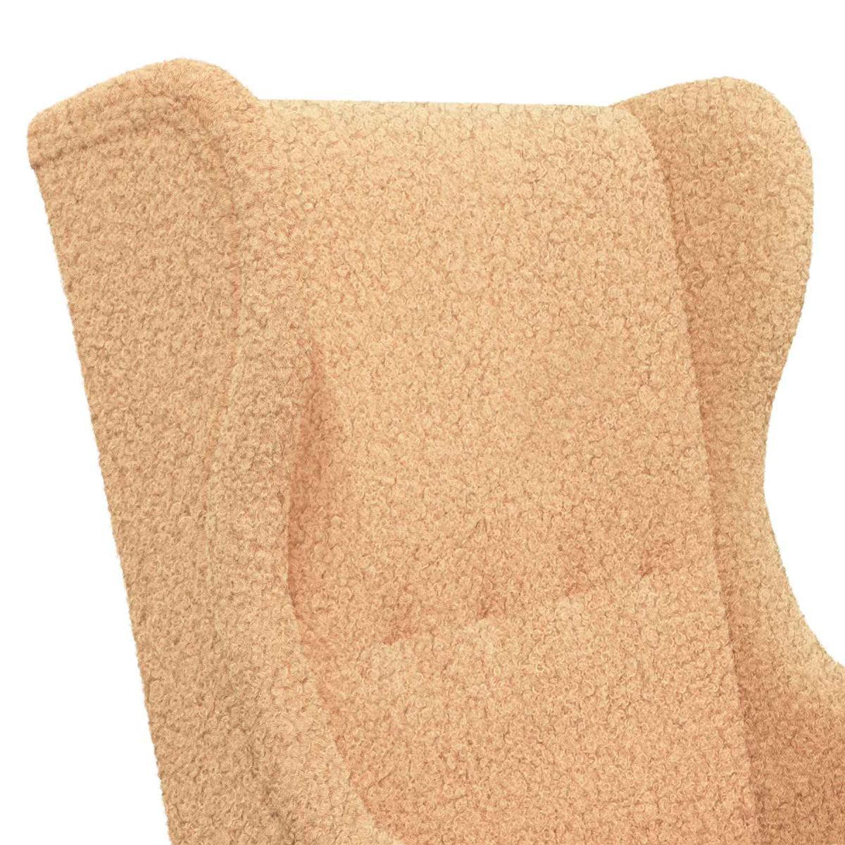 Lænestol Beige Bouclé