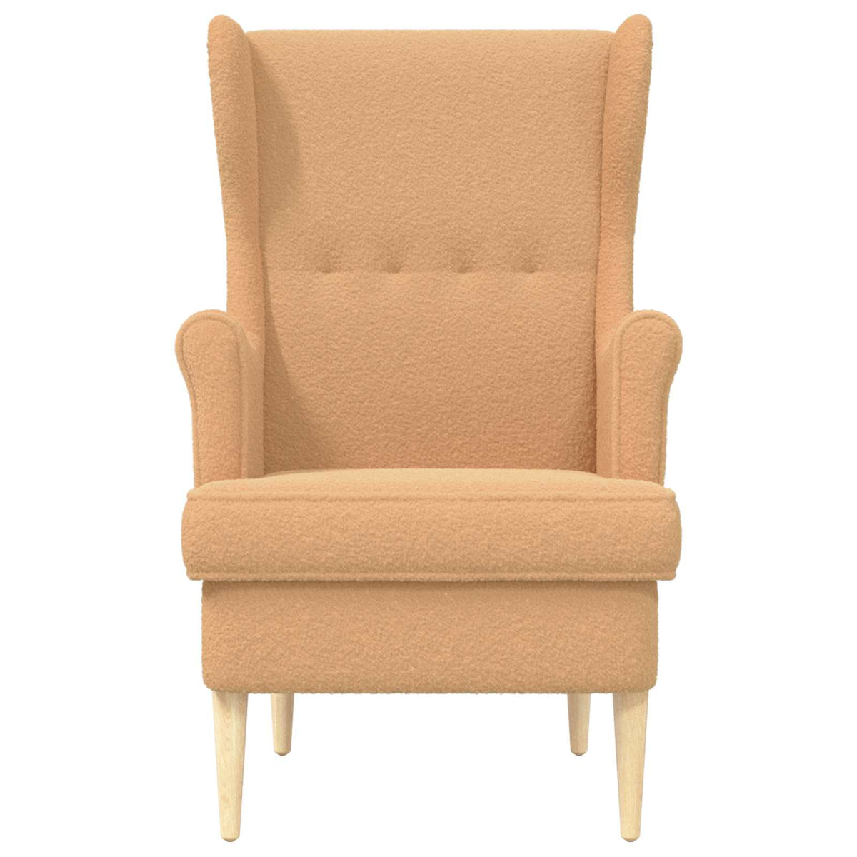 Lænestol Beige Bouclé