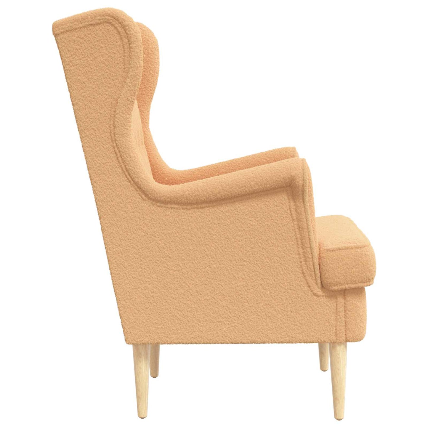 Lænestol Beige Bouclé