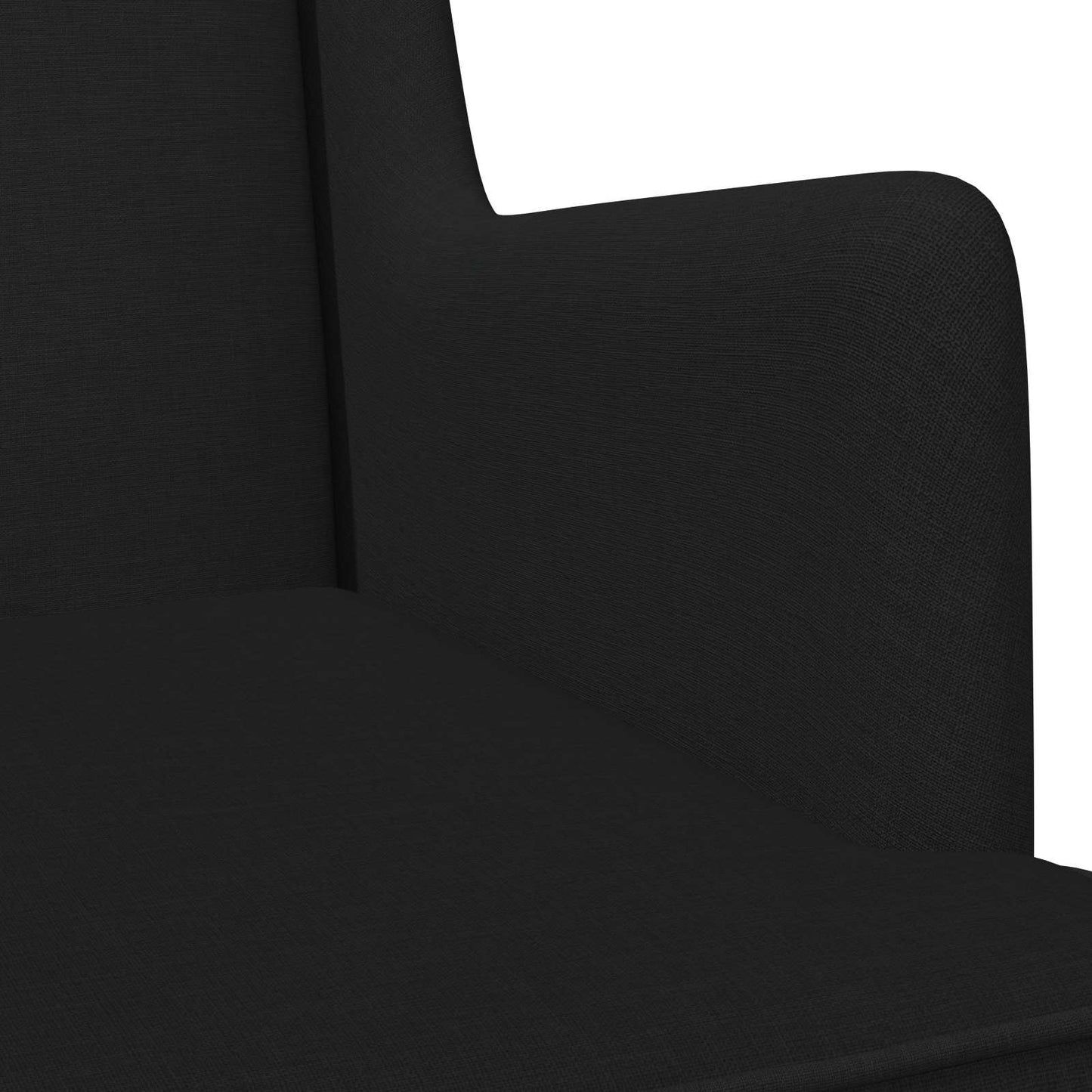 Gyngestol Sort 62 x 80 x 85 cm Stof