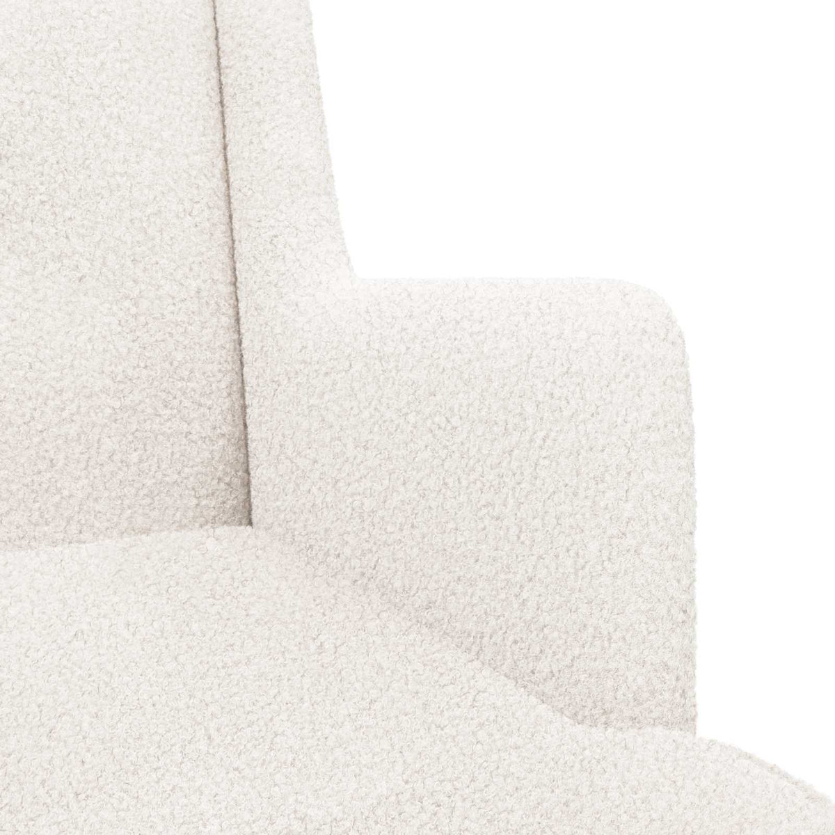 Gyngestol Cremefarvet 62 x 80 x 85 cm Bouclé