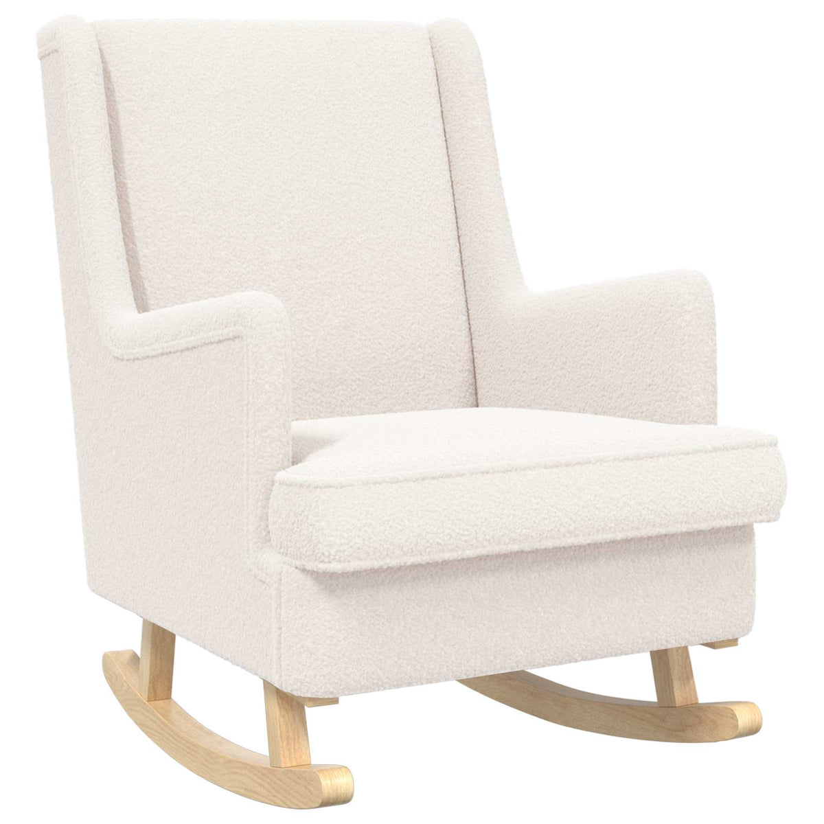 Gyngestol Cremefarvet 62 x 80 x 85 cm Bouclé