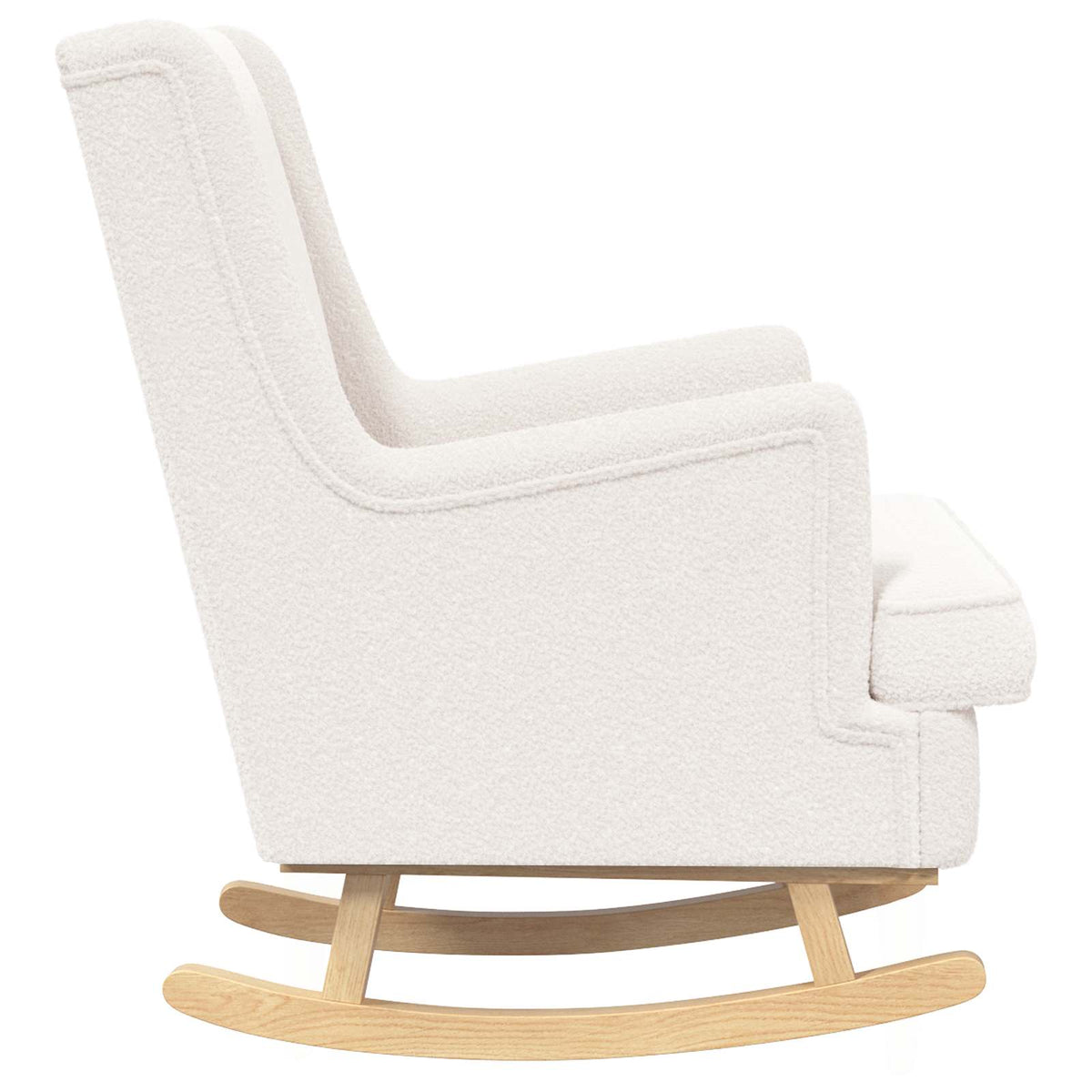 Gyngestol Cremefarvet 62 x 80 x 85 cm Bouclé