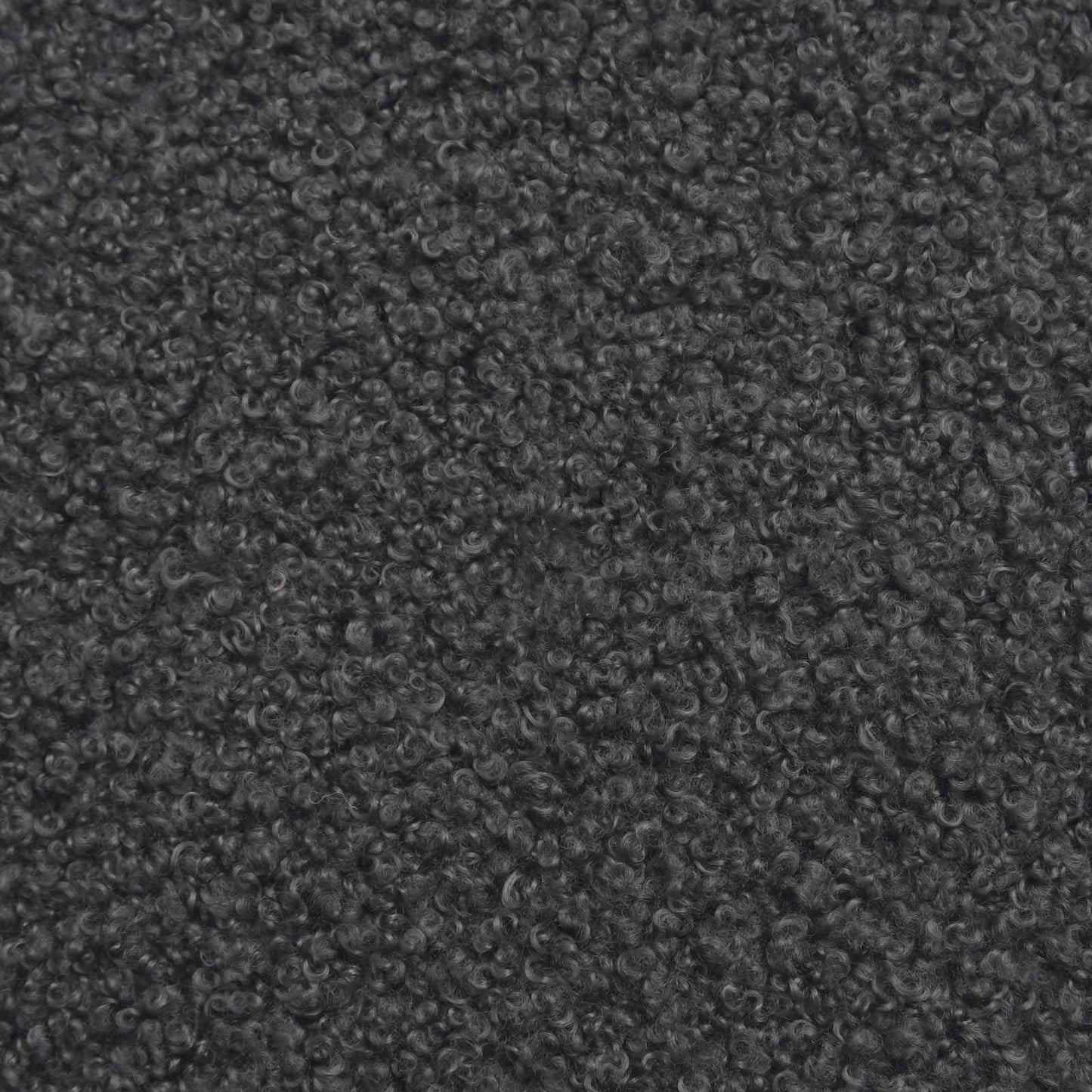 Fodskammel Mørkegrå 55 x 35 x 41 cm Bouclé