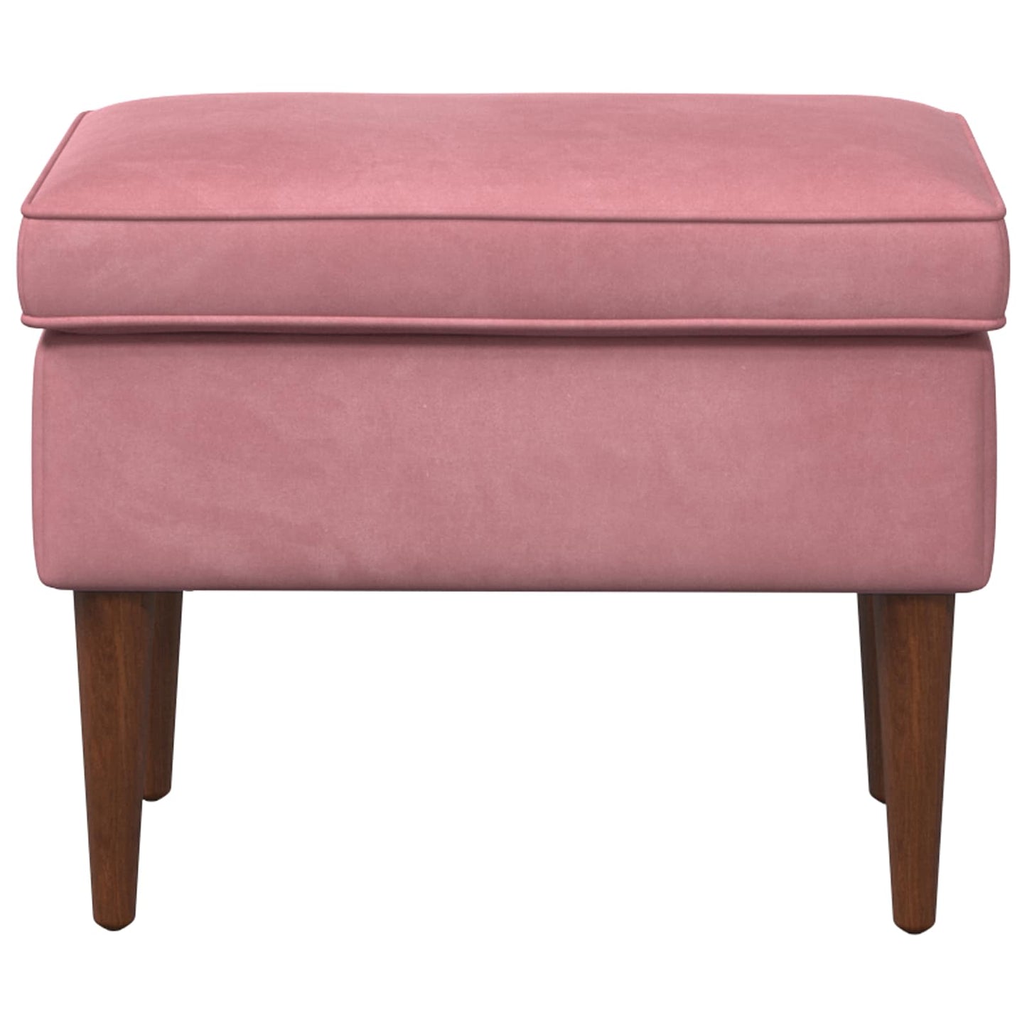Fodskammel Lyserød 55 x 35 x 41 cm Fløjl