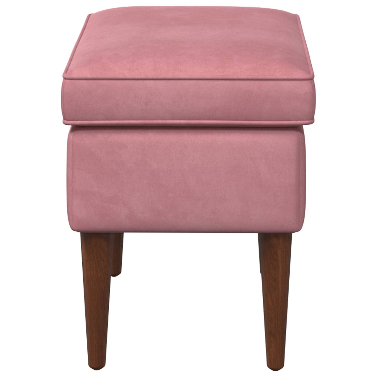 Fodskammel Lyserød 55 x 35 x 41 cm Fløjl