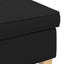Fodskammel Sort 55 x 35 x 41 cm Stof
