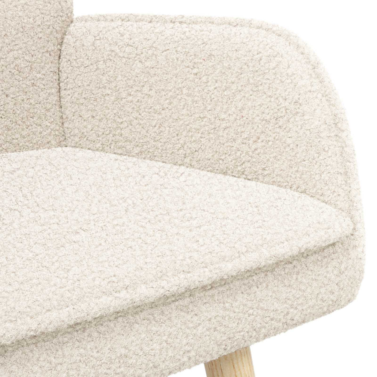 2-personers sofa Cremefarvet 115 x 61 x 87 cm Bouclé
