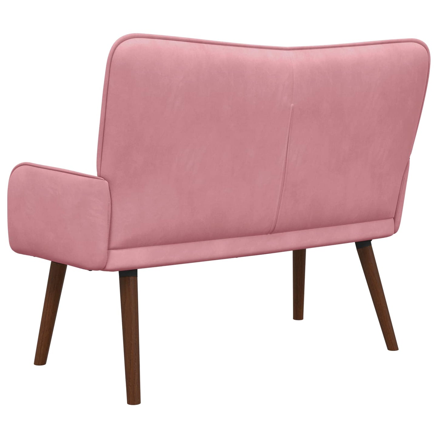 2-personers sofa Lyserød 115 x 61 x 87 cm Fløjl