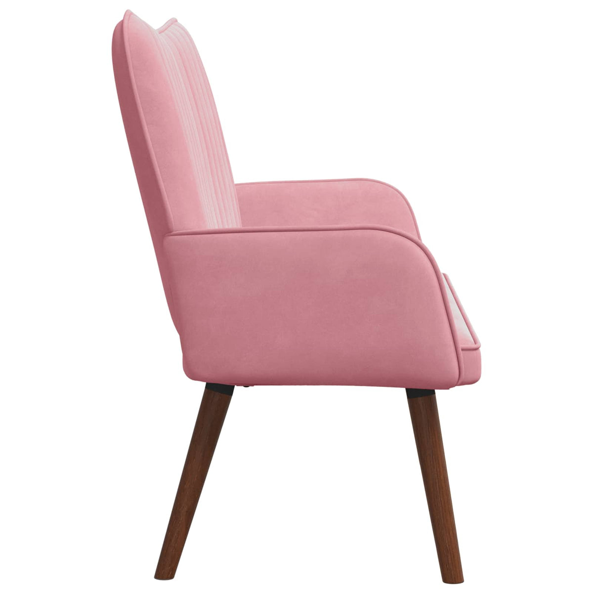 2-personers sofa Lyserød 115 x 61 x 87 cm Fløjl