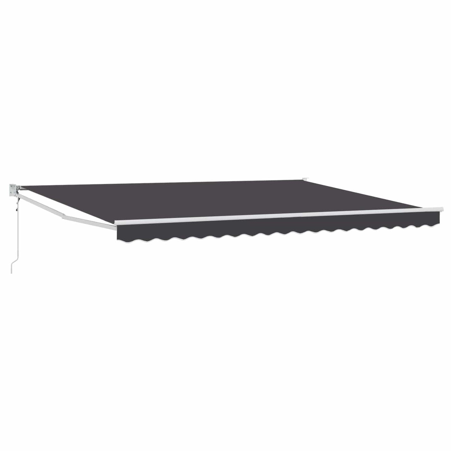 Udtrækkelig markise Antracit 4 x 2 m Polyester og metal