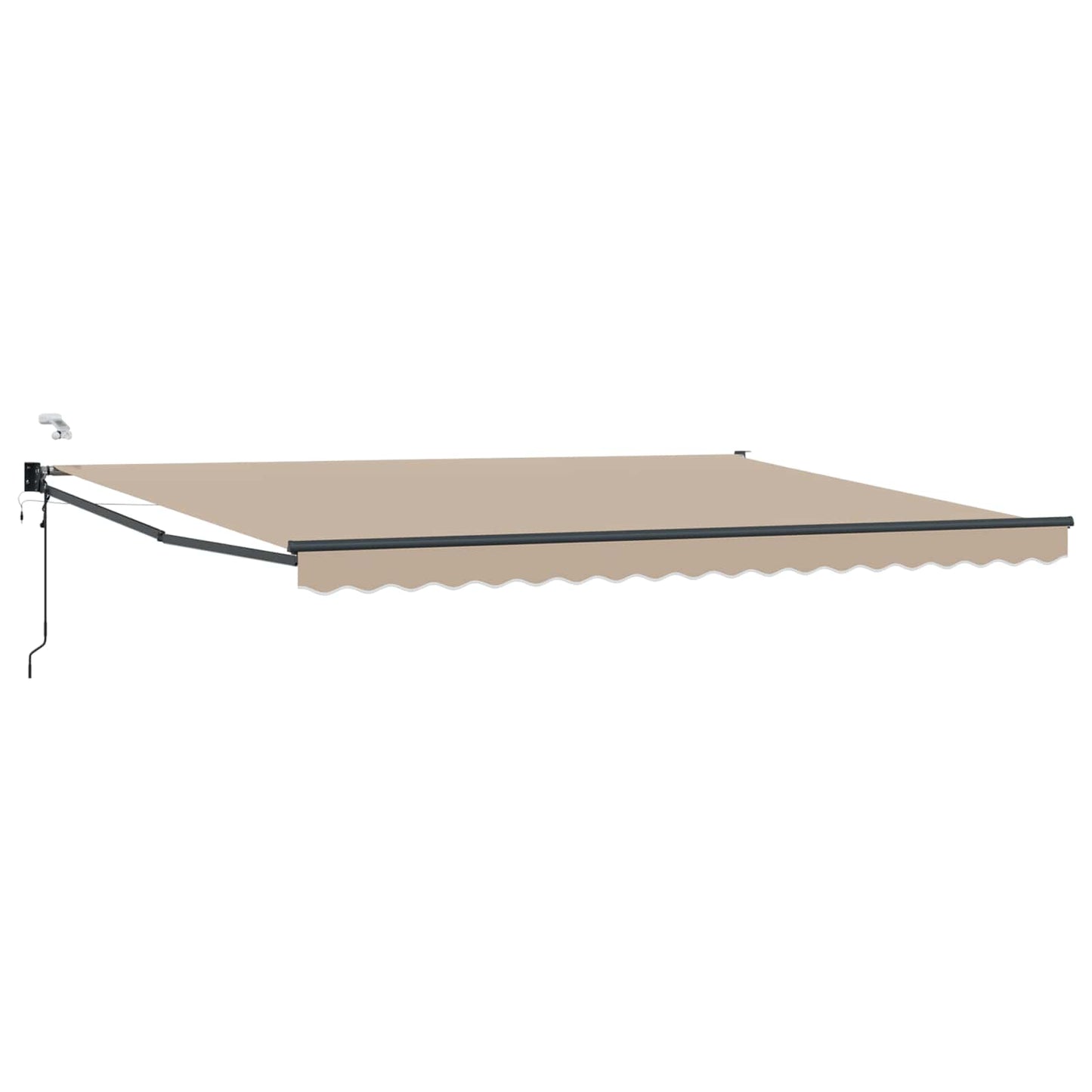 Elektrisk Utrækkelig Markise Beige 4 × 3 m
