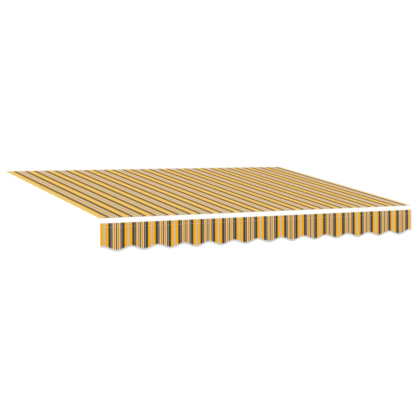 Elektrisk Utrækkelig Markise Gul, Grå, Antracitgrå 2,5 x 2 m