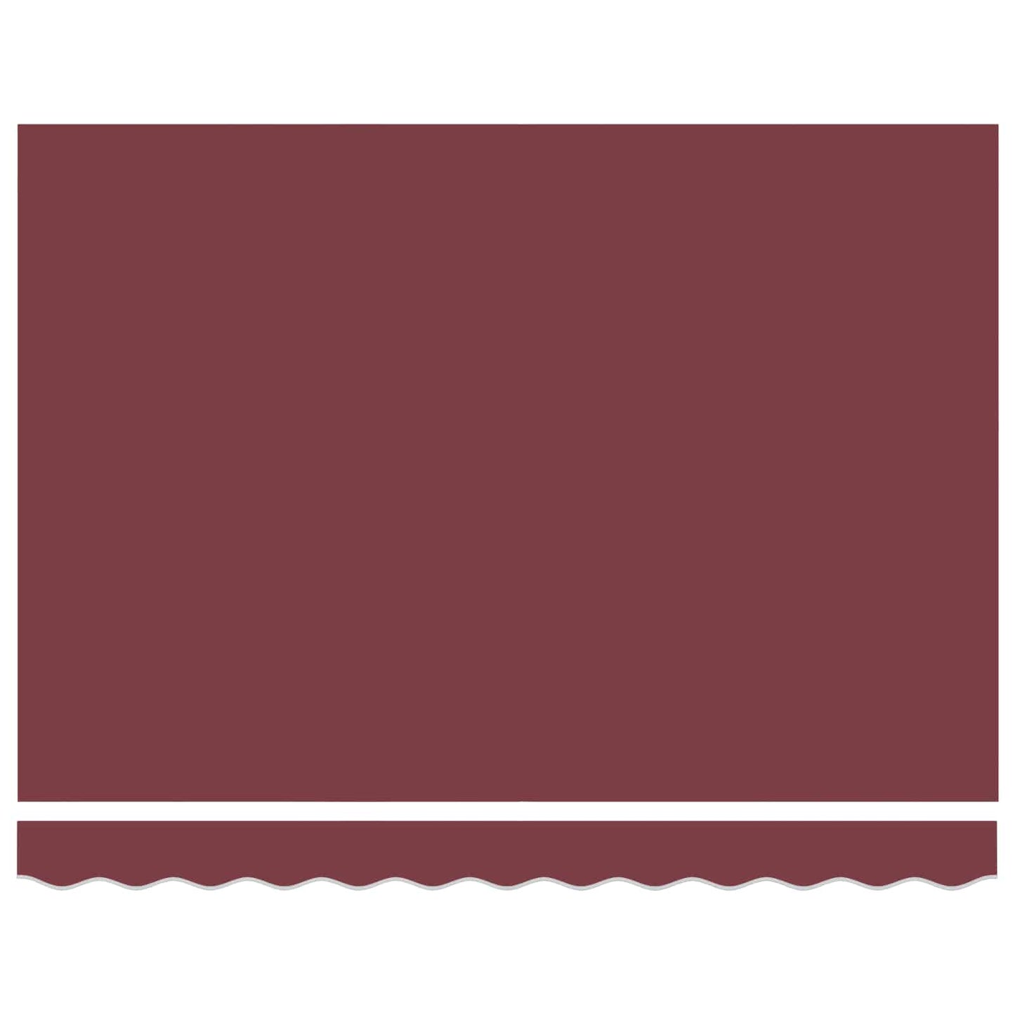 Elektrisk Utrækkelig Markise Bordeaux og Antracitgrå 3,5 x 2 m
