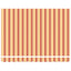 Manuel markise-ramme med LED-lys Gul, Orange og Hvid 3 x 2,5 m