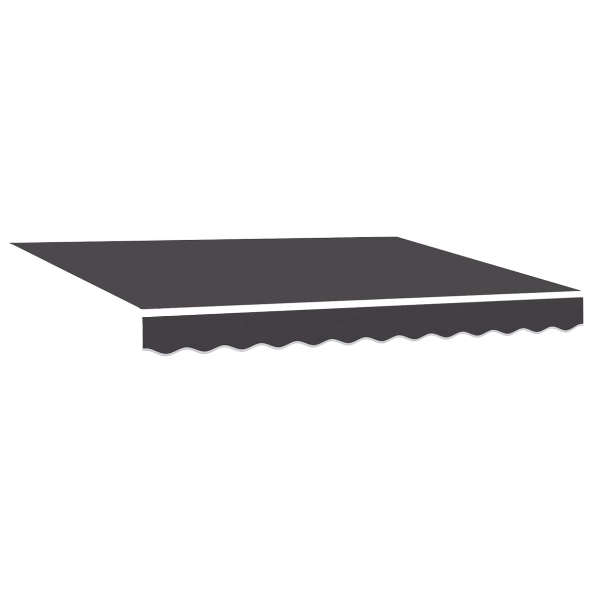 Manuel markise-ramme med LED-lys 3,5 x 2,5 m
