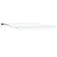 Manuel markise-ramme med LED-lys Hvid 5 × 3,5 m