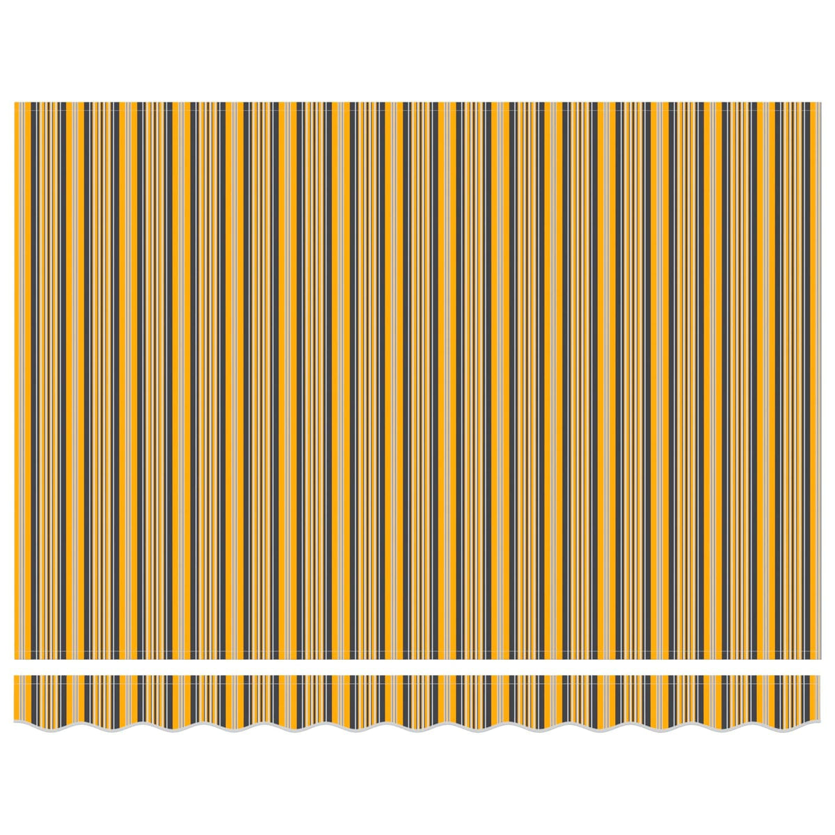 Manuel markise-ramme med LED-lys 2,5 x 2 m