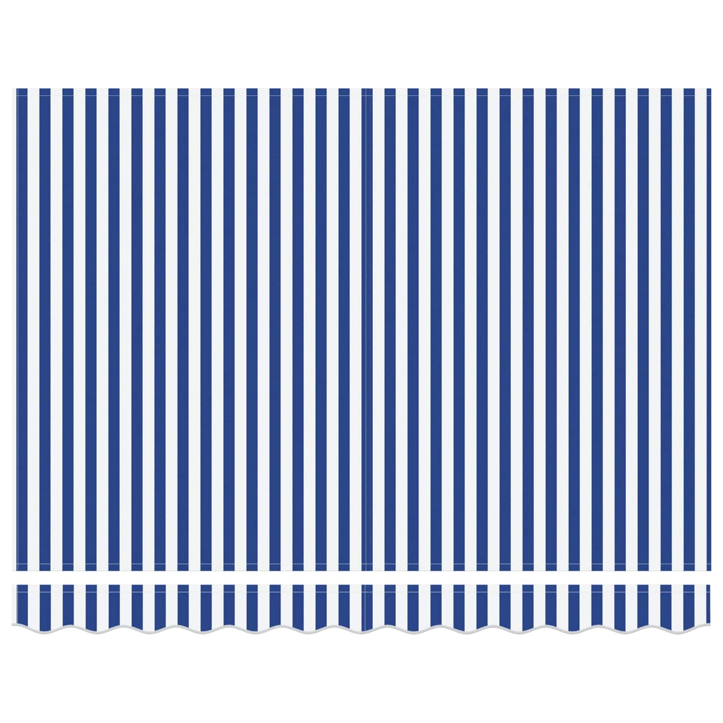 Manuel markise-ramme med LED-lys 3,5 x 2,5 m