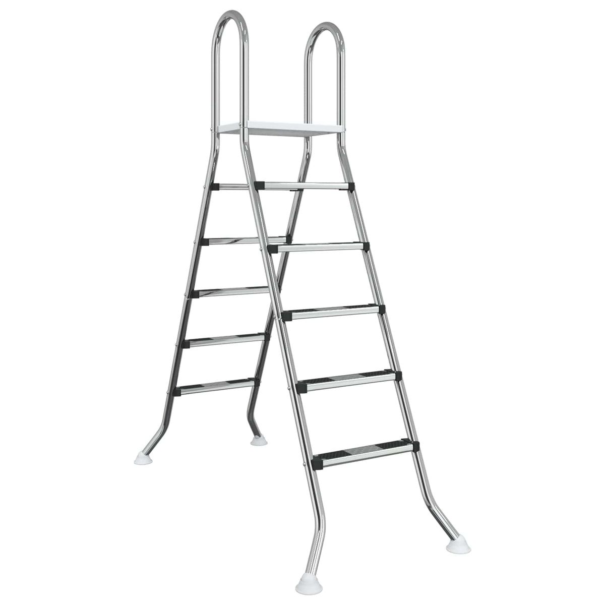 Stige til overjordisk pool 224 x 175 cm 5-trins
