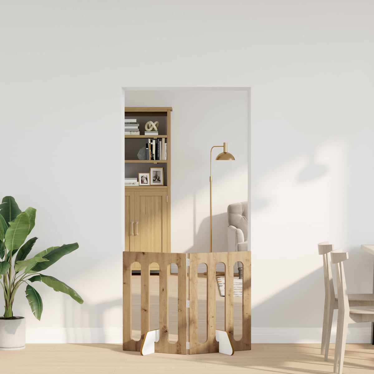 Foldbar hundegård 2 stk. Artisan-eg 100,5 x 38 x 70 cm