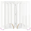 Foldbar hundegård 2 stk. Hvid højglans 100,5 x 38 x 90 cm