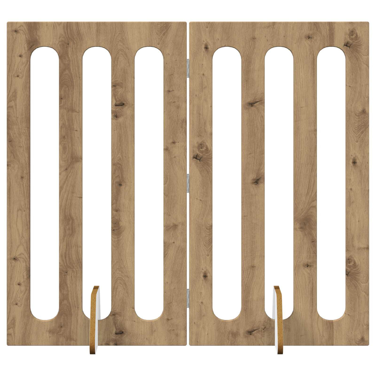 Foldbar hundegård 2 stk. Artisan-eg 100,5 x 38 x 90 cm