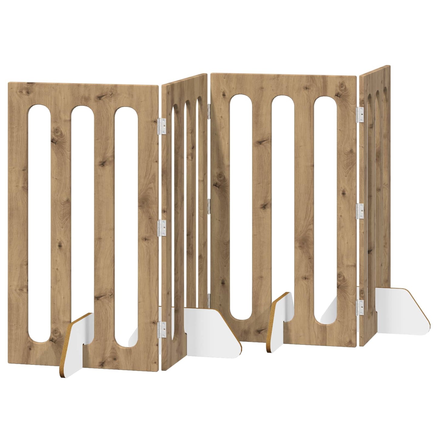 Foldbar hundegård 4 stk. Artisan-eg 201 x 38 x 90 cm