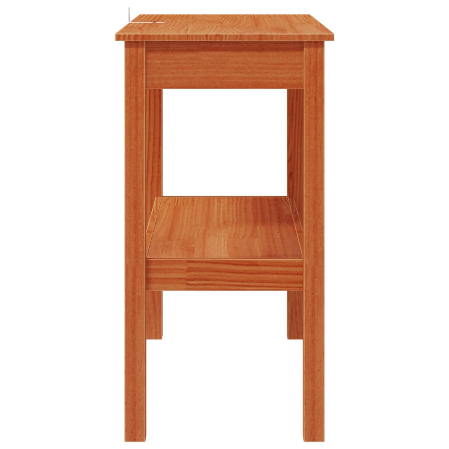 Konsolbord VoksBrun 80 x 40 x 75 cm Massivt fyrretræ