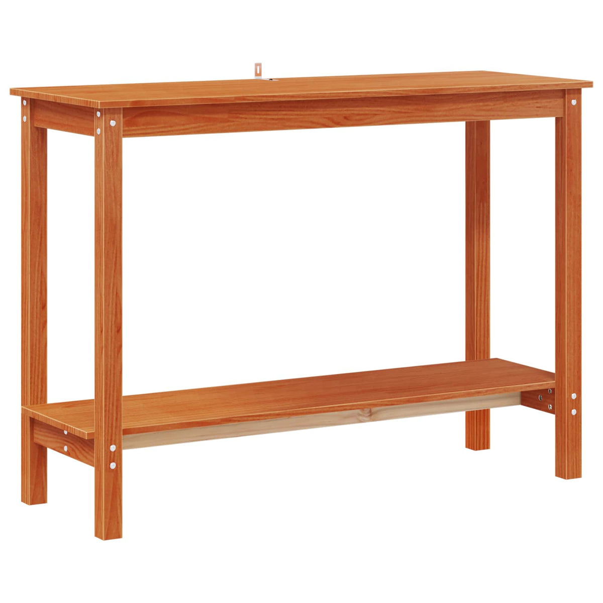 Konsolbord VoksBrun 110 x 40 x 80 cm Massivt fyrretræ