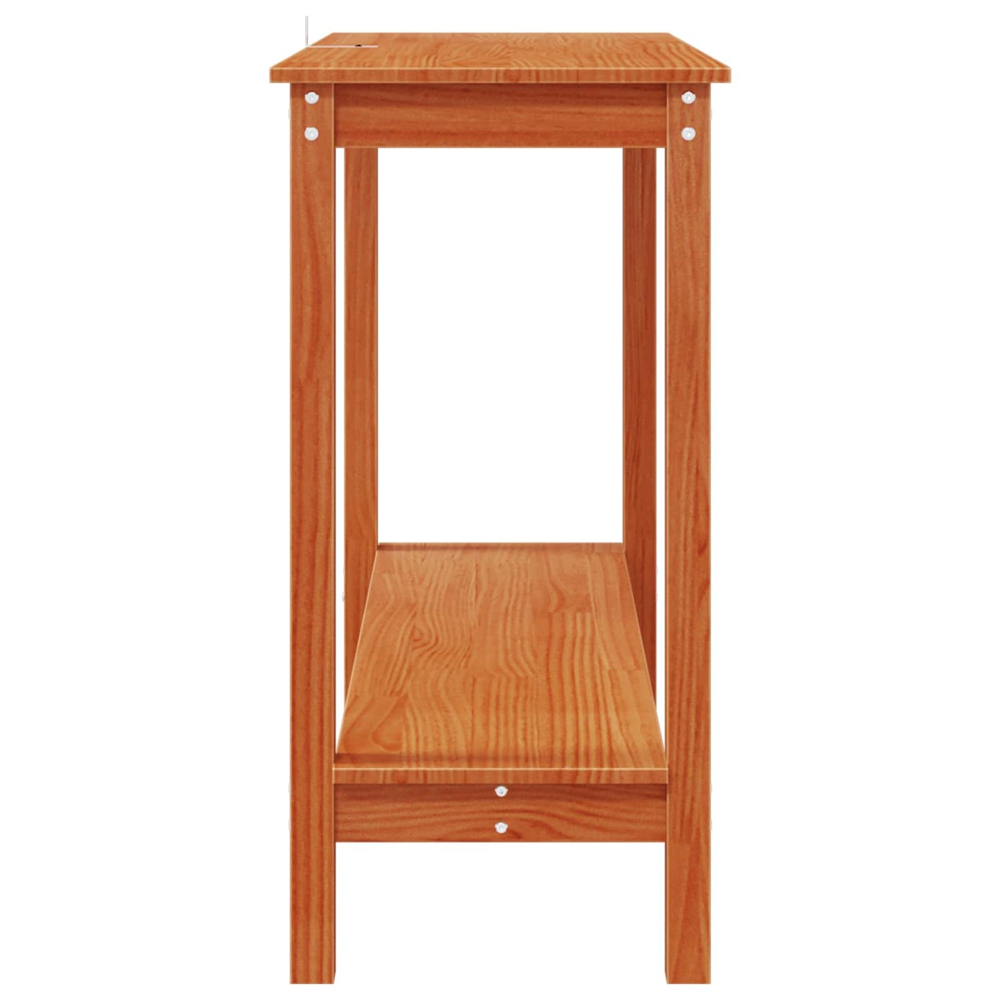 Konsolbord VoksBrun 110 x 40 x 80 cm Massivt fyrretræ