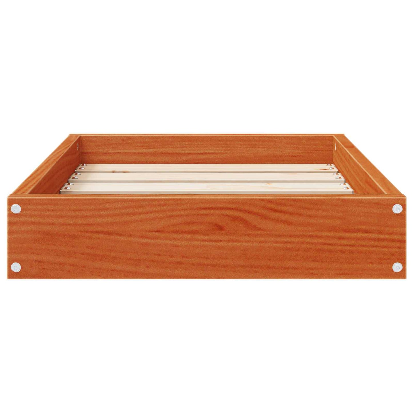 Hundeseng Voks brun 51,5 x 44 x 9 cm Massivt fyrretræ
