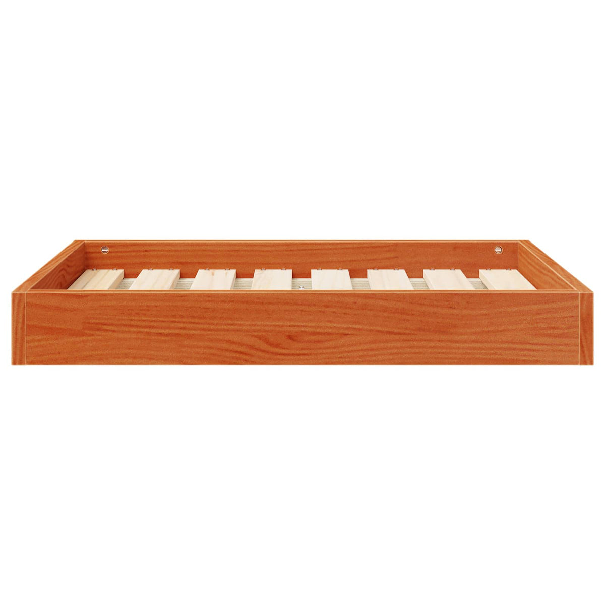Hundeseng Voks brun 72 x 54 x 9 cm Massivt fyrretræ