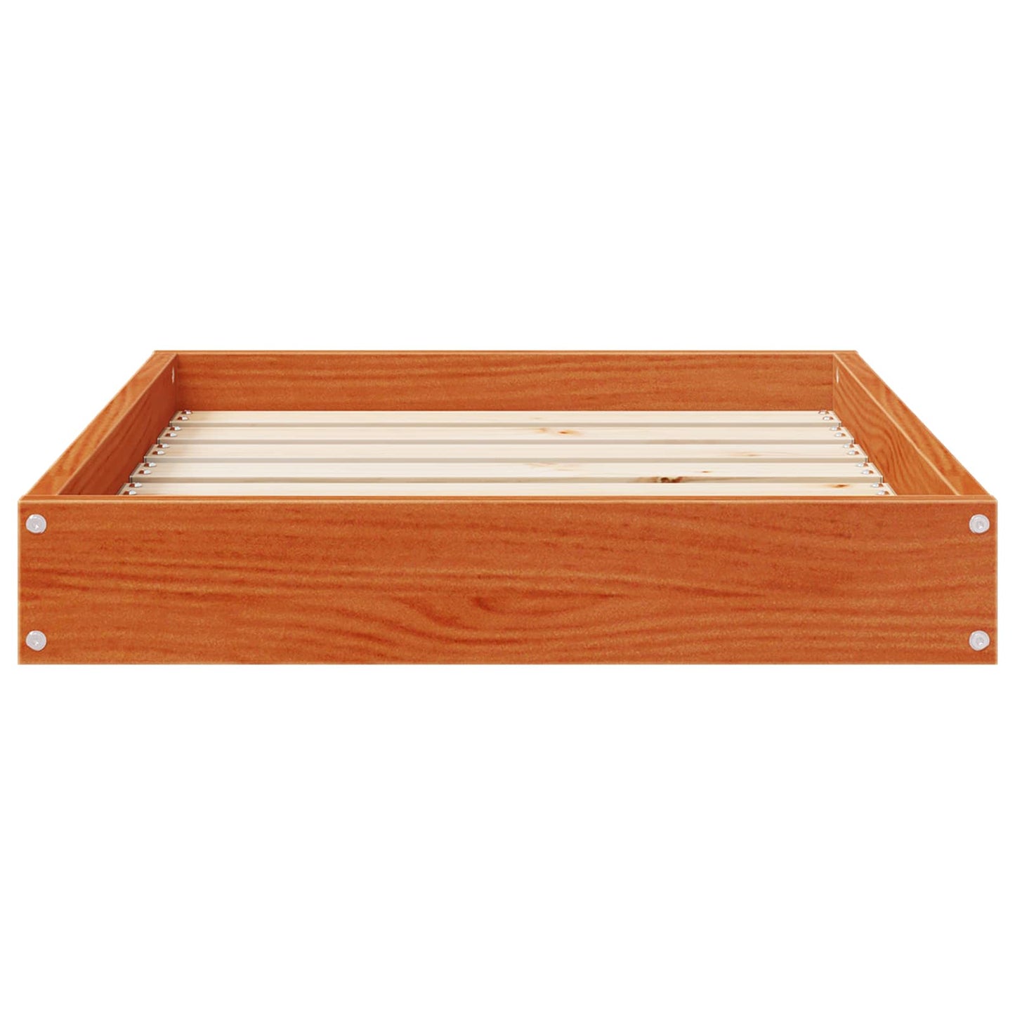 Hundeseng Voks brun 72 x 54 x 9 cm Massivt fyrretræ