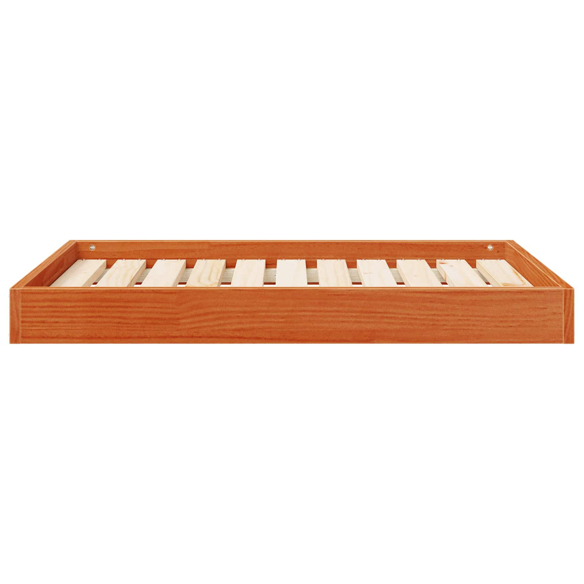 Hundeseng Voks brun 92 x 64 x 9 cm Massivt fyrretræ