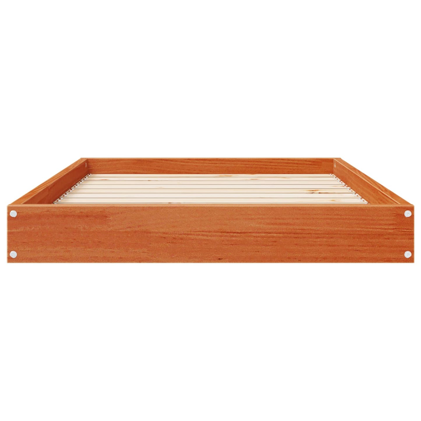 Hundeseng Voks brun 92 x 64 x 9 cm Massivt fyrretræ