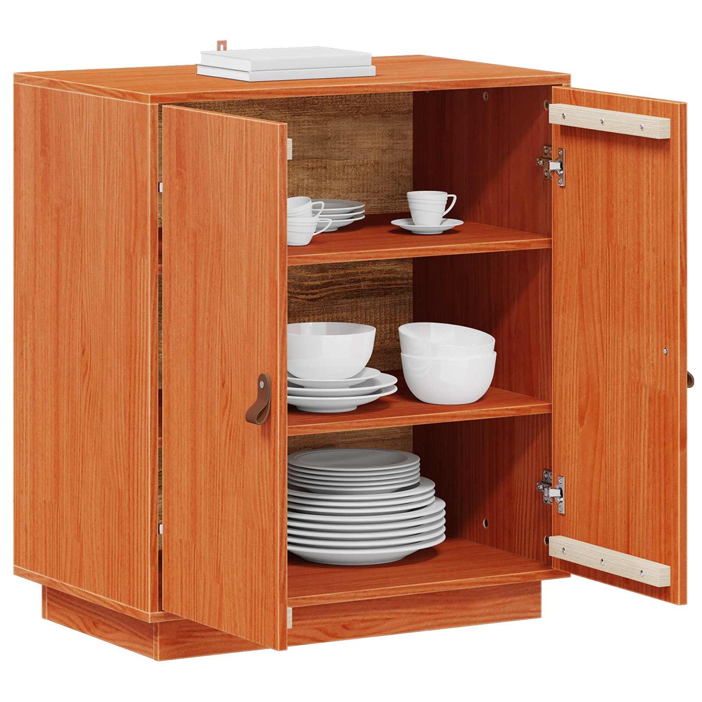 Sideboard VoksBrun 65,5 x 40 x 75 cm Massivt fyrretræ