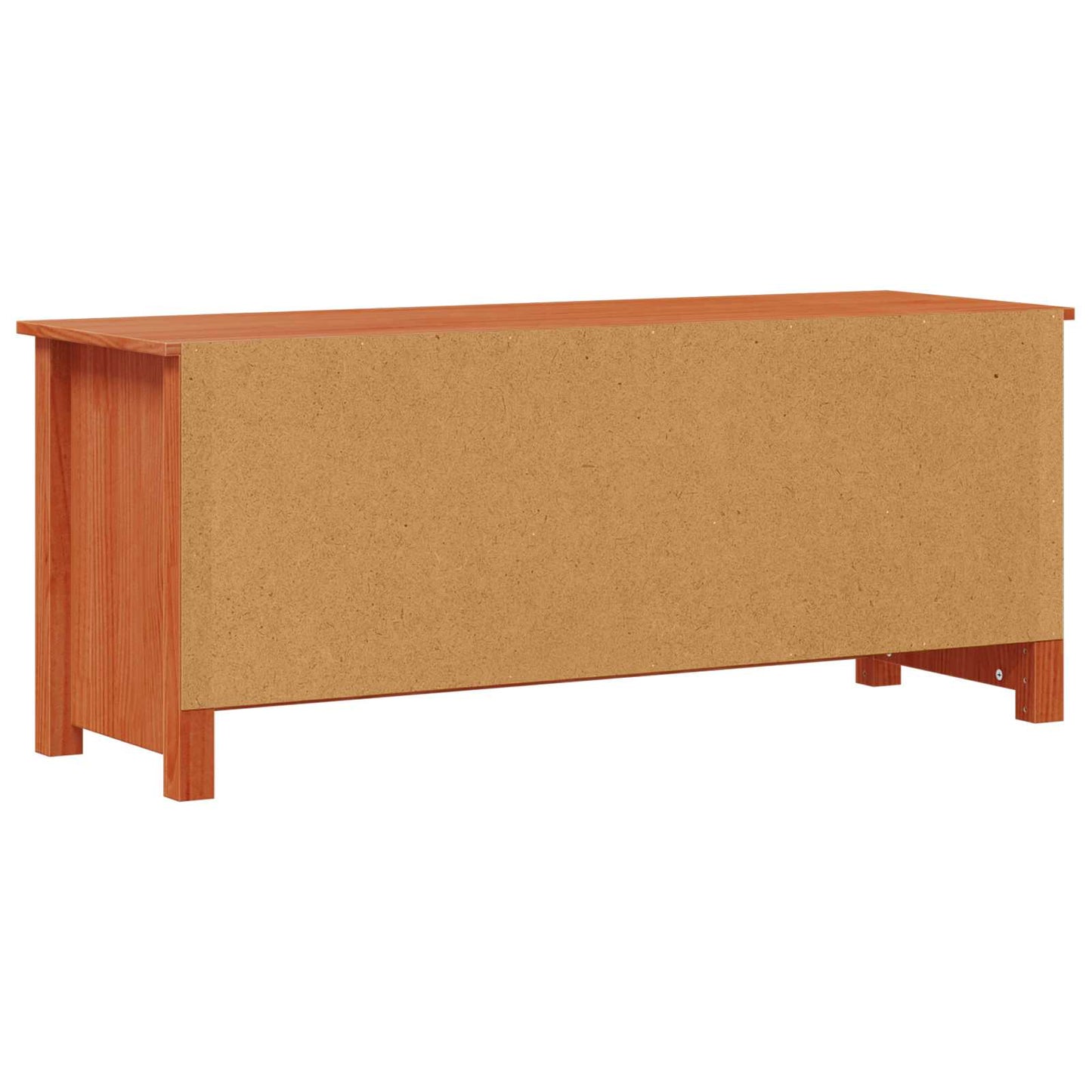 Sko skab VoksBrun 110 x 38 x 45,5 cm Massivt fyrretræ