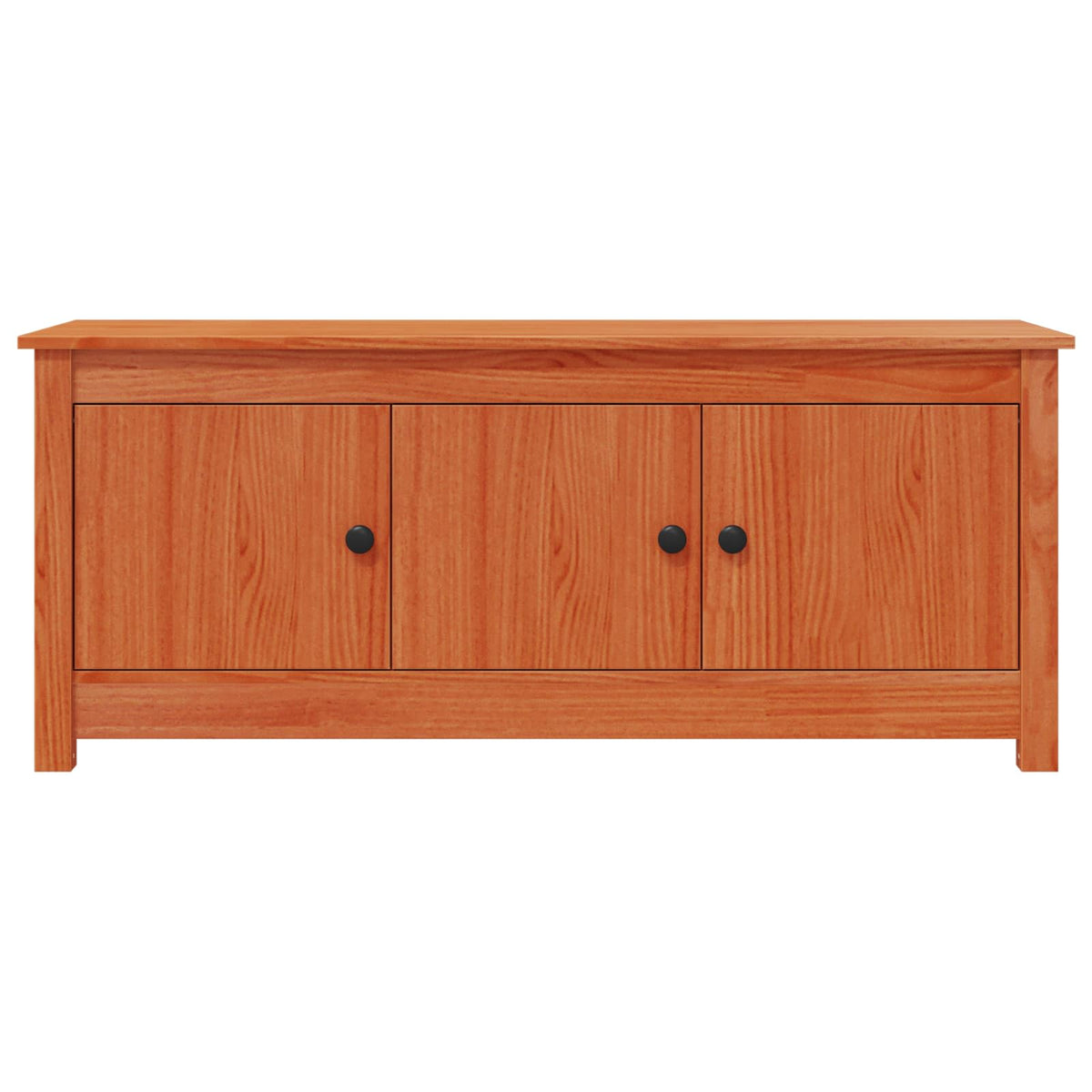 Sko skab VoksBrun 110 x 38 x 45,5 cm Massivt fyrretræ